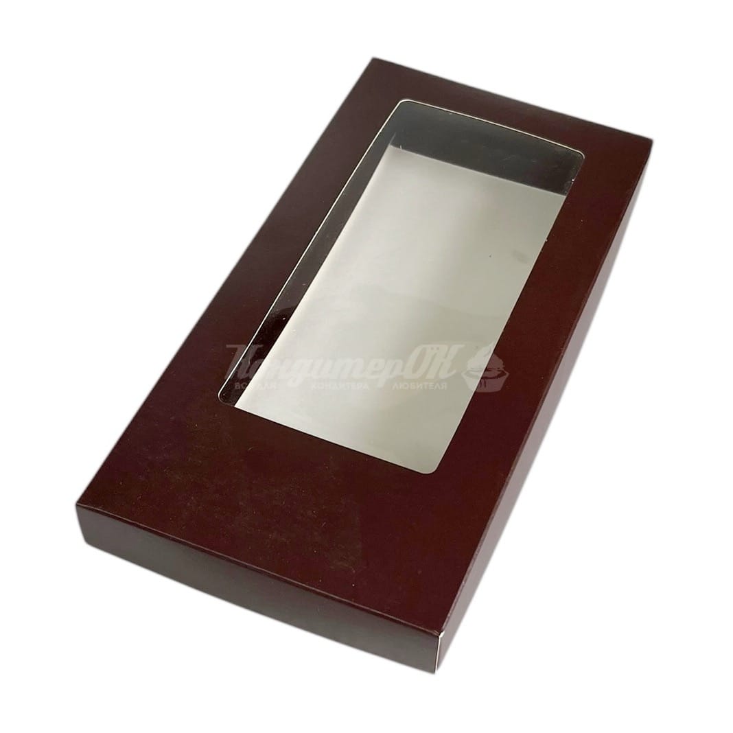 Коробка для плитки шоколада 18*9*1,7 см шоколад с /о 