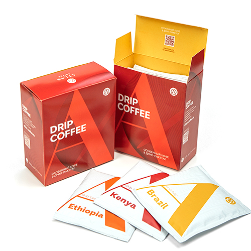 Кофе молотый дрип-бокс Микс Atlas Coffee (арабика 100%) 6 пак*12,5 г 