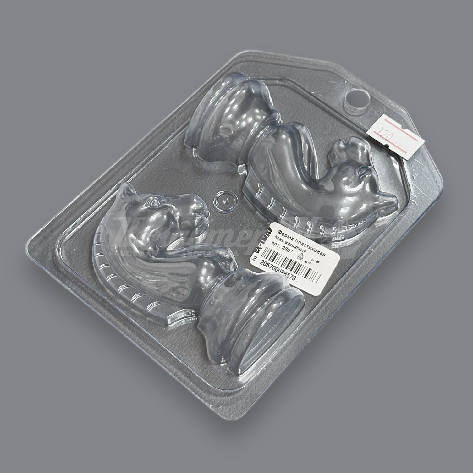 Форма пластиковая для шоколада Конь шахматный