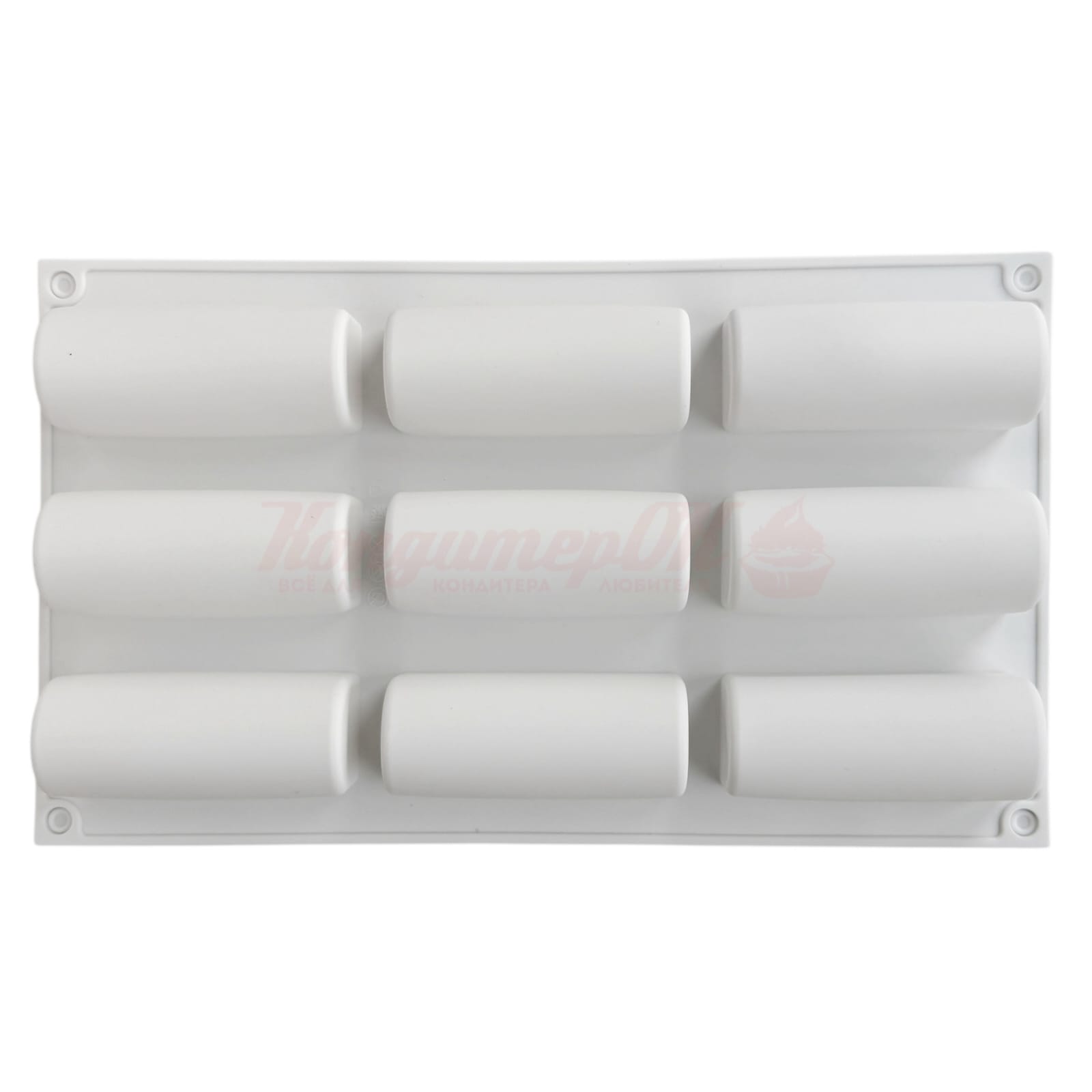 Форма силиконовая Сырок творожный  30*85 мм 9 яч.