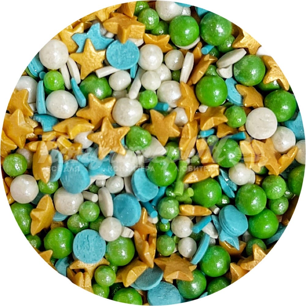 Посыпка Микс Звезды 50 г