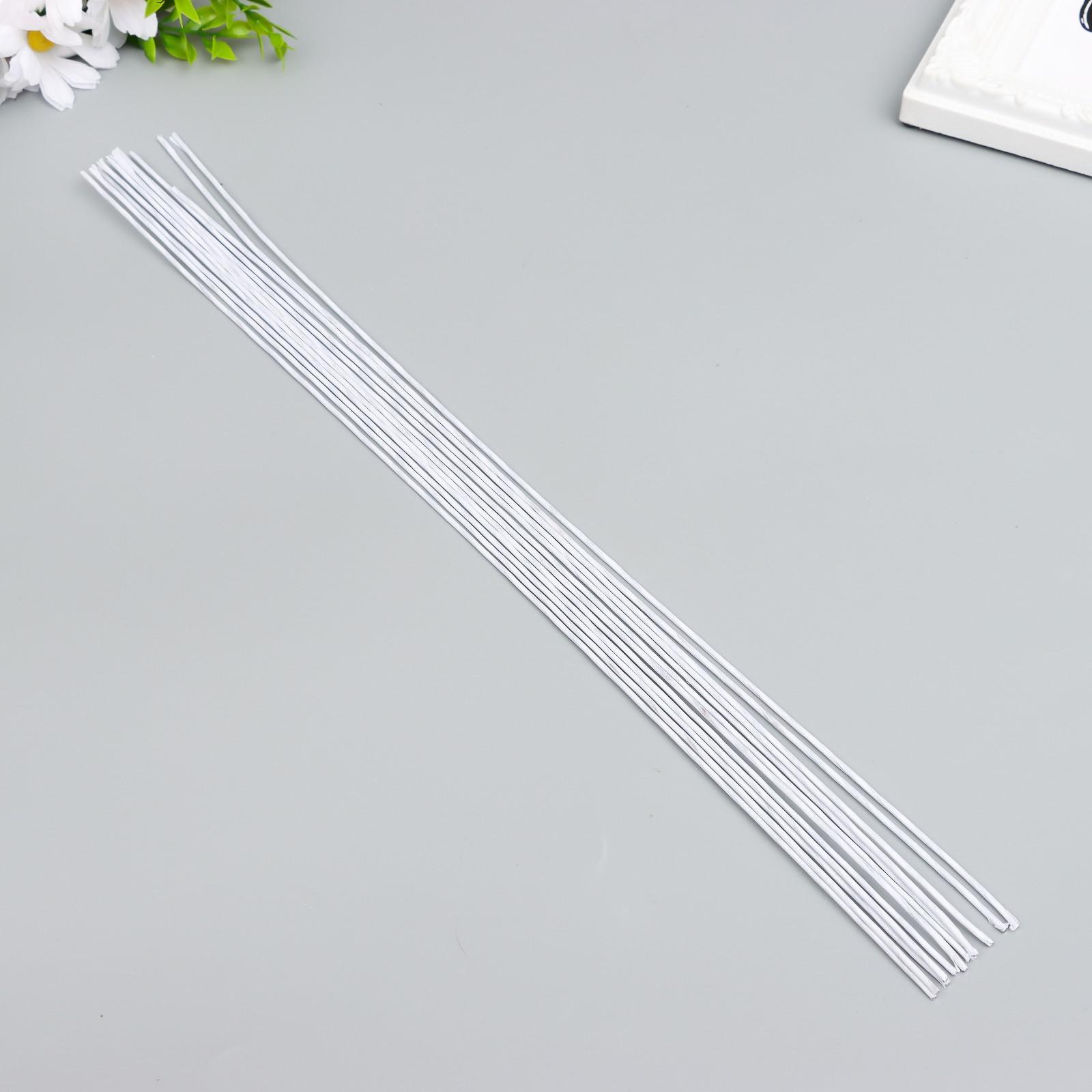 Проволока флористическая белая 1,6 мм 12 шт 