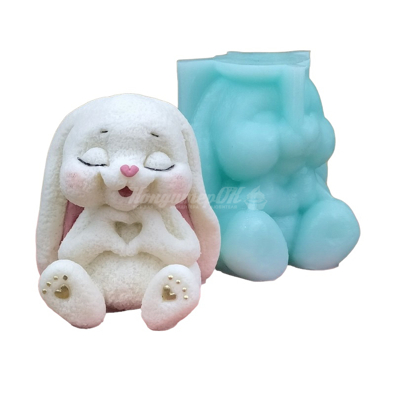 Молд силиконовый 3D Зайка