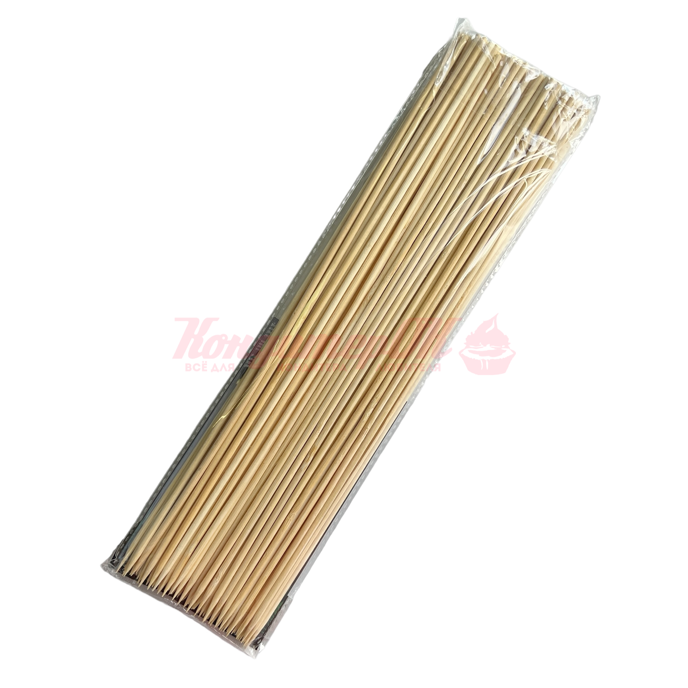 Шампур бамбуковый 30*0,3 см 100 шт