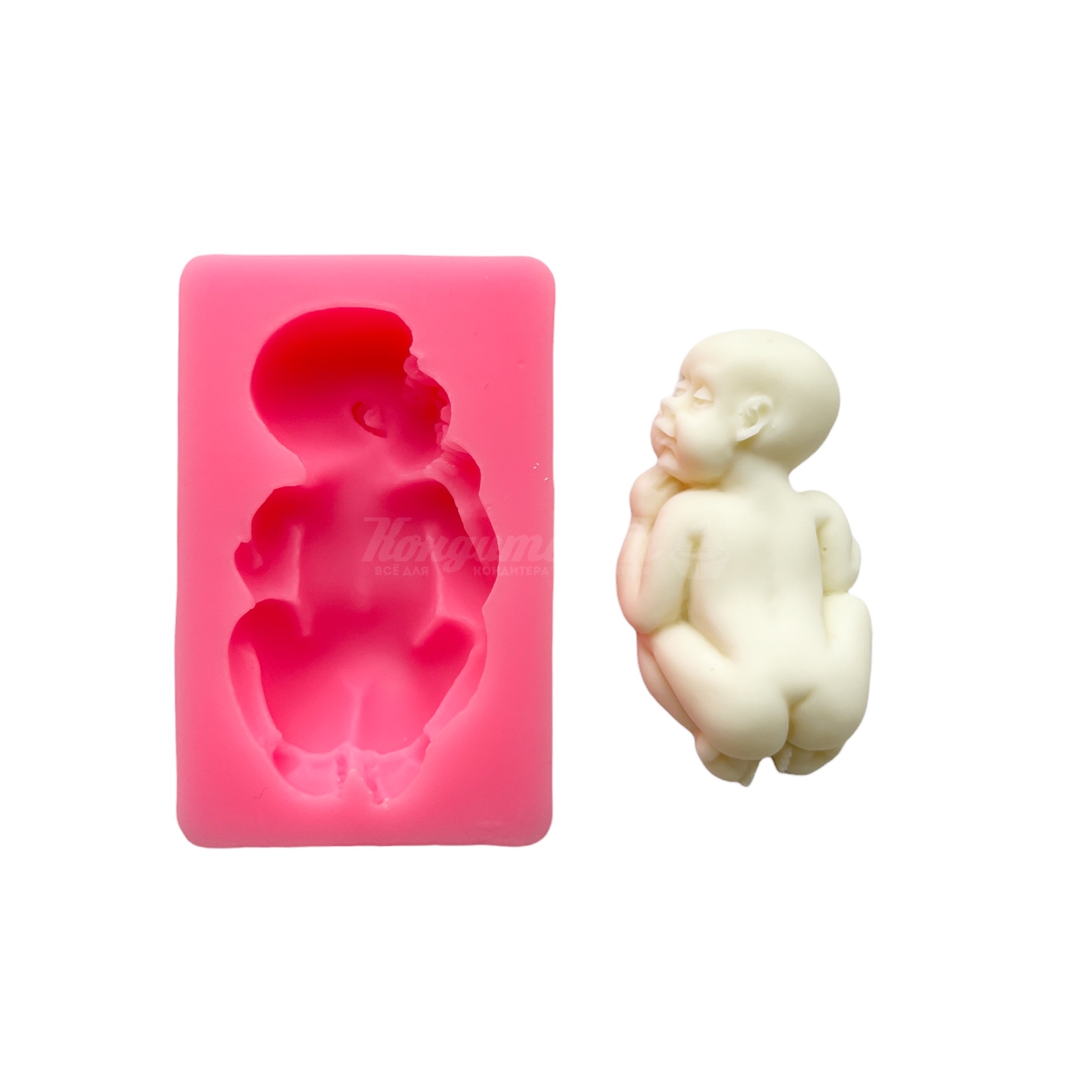 Молд силиконовый 3D Малыш 7*5 см