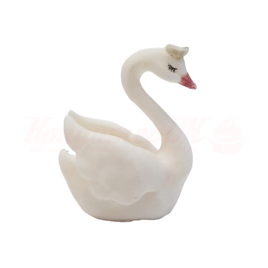 Молд силиконовый 3D Лебедь 7,5*7 см