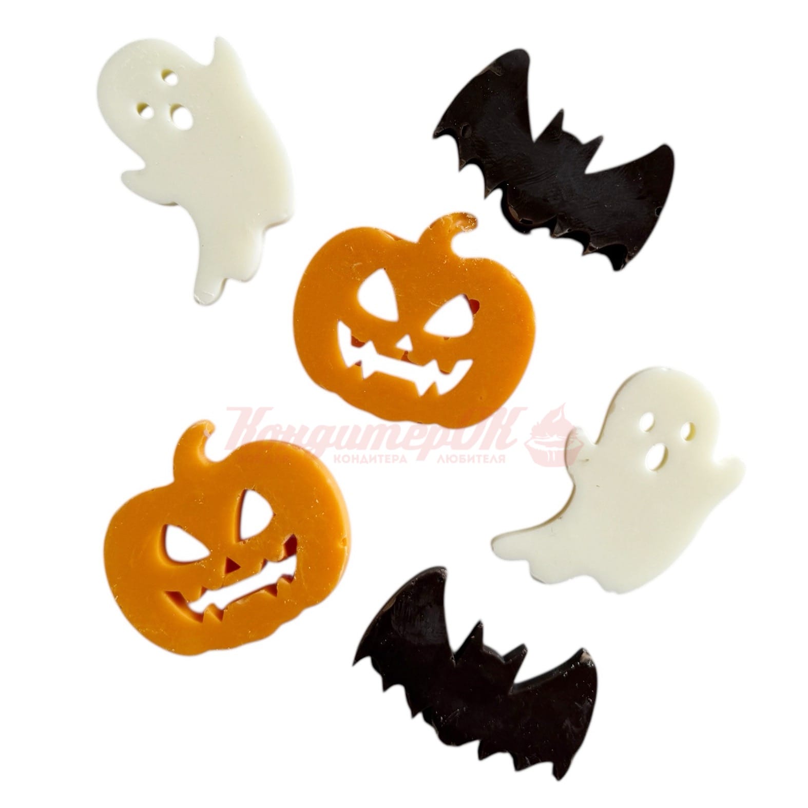 Набор фигурок из шоколадной глазури Хэллоуин 20 г (СП)