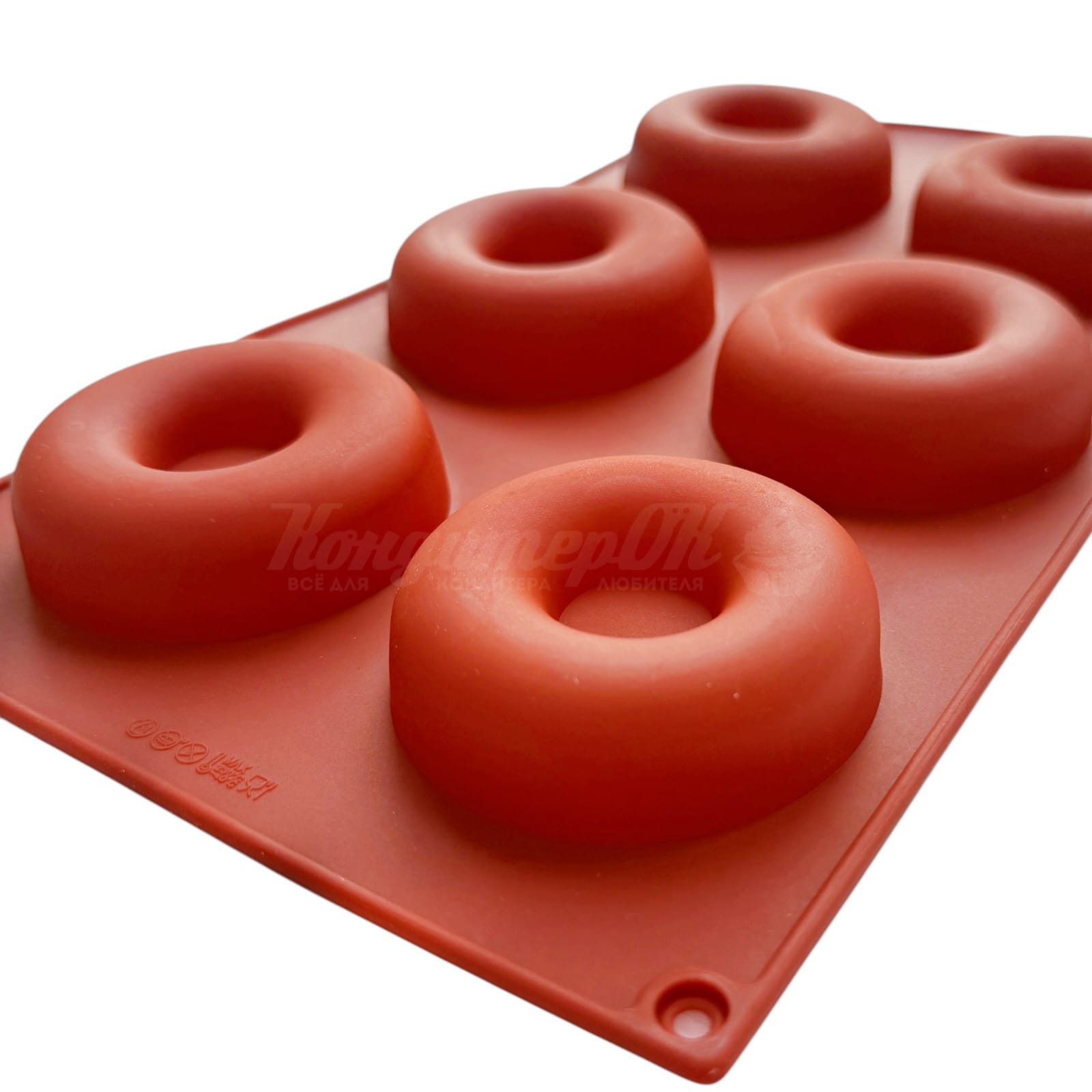 Форма силиконовая Пончик 29*17*2 см 6 яч. 