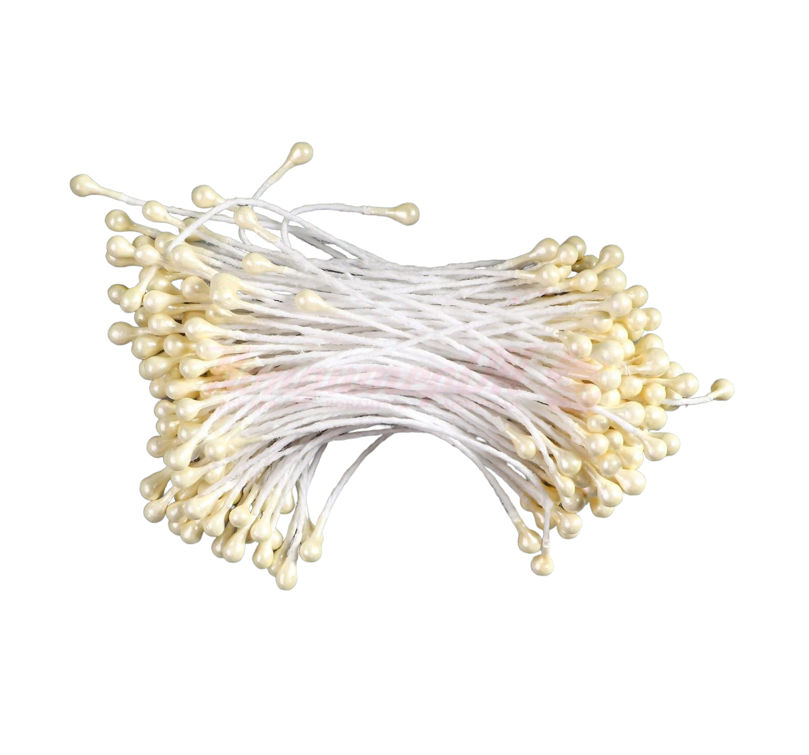 Тычинки для цветов слоновая кость 2 мм 130 шт